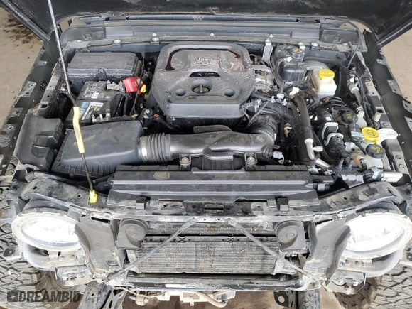 2019 Jeep Wrangler Unlimited Rubicon with VIN 1C4HJXFN1KW519098, listed as a Copart auction lot 47869125 with 113,109 mi miles and Salvage Title. Bid and sale history available at carsss.com. Image 11.