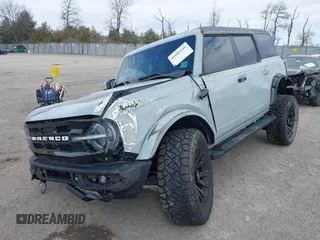 2023 Ford Bronco with VIN 1FMDE5BH1PLB96263, listed as a IAAI auction lot 41689199 with 27,761 mi miles. Bid and sale history available at carsss.com. Image 6.