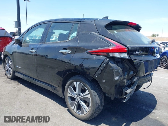 2019 Nissan LEAF SV with VIN 1N4AZ1CP7KC313224, listed as a IAAI auction lot 42289125 with 42,316 mi miles and . Bid and sale history available at DreamBid. Image 3.