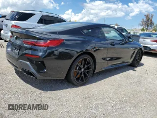 2023 BMW 8 Series 840i with VIN WBAAE2C03PCM08947, listed as a Copart auction lot 60351064 with 13,526 mi miles and Salvage Title. Bid and sale history available at carsss.com. Image 3.