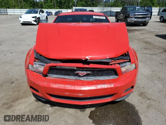 2012 Ford Mustang Premium with VIN 1ZVBP8AMXC5270605, listed as a Copart auction lot 57178715 with 139,424 mi miles and Salvage title. Bid and sale history available at DreamBid. Image 11.