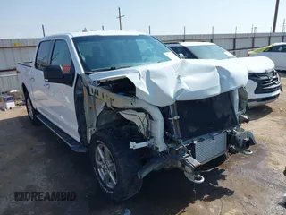 2018 Ford F-150 XL with VIN 1FTEW1EGXJKE70493, listed as a IAAI auction lot 42431141 with 106,786 mi miles and . Bid and sale history available at DreamBid. Image 1.