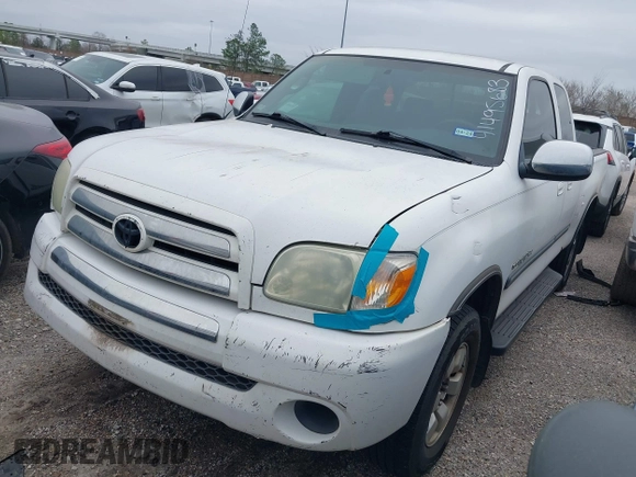 2006 Toyota Tundra SR5 with VIN 5TBRU34106S468227, listed as a IAAI auction lot 41495683 with 124,123 mi miles and . Bid and sale history available at DreamBid. Image 23.