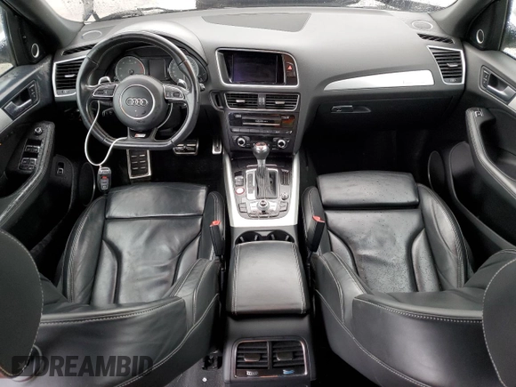 2014 Audi SQ5 Premium Plus with VIN WA1CGAFPXEA013059, listed as a Copart auction lot 50231194 with 105,227 mi miles and Salvage Title. Bid and sale history available at carsss.com. Image 8.