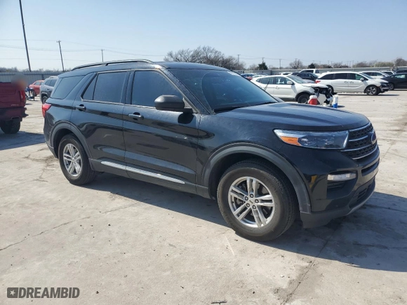 2022 Ford Explorer XLT with VIN 1FMSK7DH6NGA39942, listed as a Copart auction lot 49210245 with 55,943 mi miles and Salvage Title. Bid and sale history available at carsss.com. Image 4.