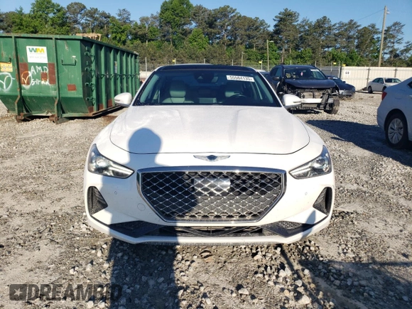 2019 Genesis G70 Advanced z VIN KMTG34LA2KU030129, wystawiony jako Copart lot #55584135 z przebiegiem 123 718 mil mil oraz Szkoda całkowita • Salvage title. Historia ofert i sprzedaży dostępna na DreamBid. Obrazek 5.