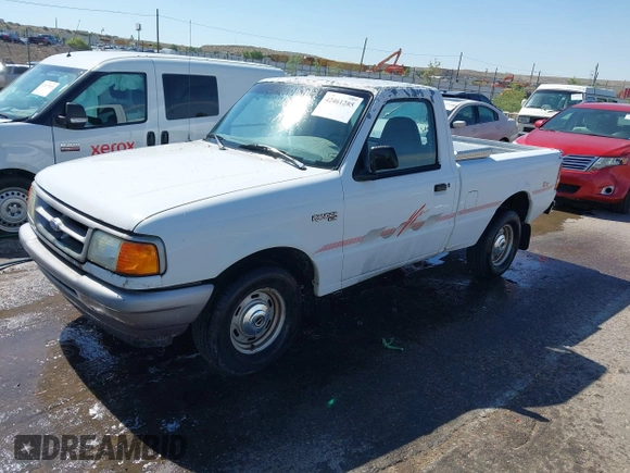 1995 Ford Ranger Splash z VIN 1FTCR10A5SUA65603, wystawiony jako IAAI lot #42461285 z przebiegiem 193 895 mil mil oraz . Historia ofert i sprzedaży dostępna na DreamBid. Obrazek 2.
