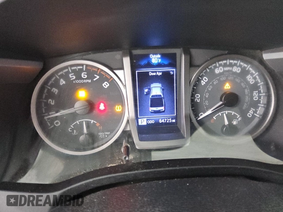 2020 Toyota Tacoma SR5 with VIN 3TMAZ5CN6LM114925, listed as a Copart auction lot 61650325 with 64,725 mi miles and Clean title. Bid and sale history available at DreamBid. Image 9.