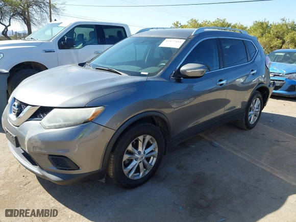 2015 Nissan Rogue S with VIN KNMAT2MT3FP560106, listed as a IAAI auction lot 41977481 with 125,995 mi miles. Bid and sale history available at carsss.com. Image 2.