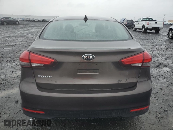 2017 Kia Forte LX with VIN 3KPFL4A74HE140303, listed as a Copart auction lot 52181815 with 44,695 mi miles and Salvage Title. Bid and sale history available at carsss.com. Image 6.