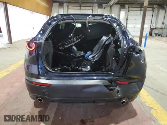 2024 Mazda CX-30 S Carbon Edition with VIN 3MVDMBCM7RM660402, listed as a Copart auction lot 59379585 with 25,912 mi miles and Salvage title. Bid and sale history available at DreamBid. Image 6.