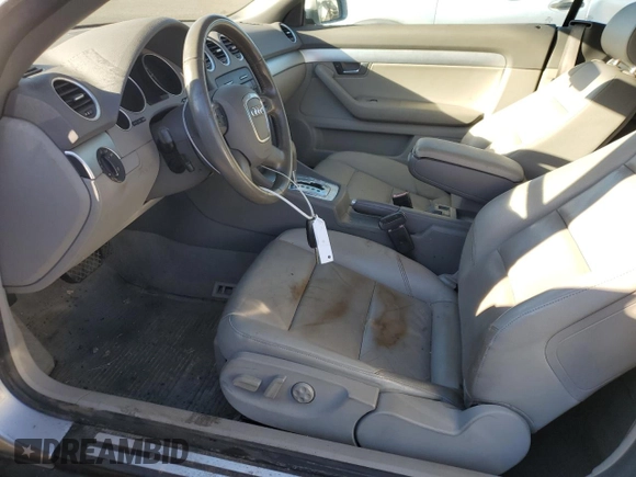 2009 Audi A4 2.0T with VIN WAUDF48H79K000402, listed as a Copart auction lot 76326434 with 50,703 mi miles and Salvage Title. Bid and sale history available at carsss.com. Image 7.