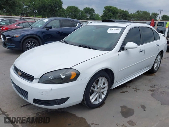 2012 Chevrolet Impala LTZ with VIN 2G1WC5E30C1249868, listed as a IAAI auction lot 42136550 with 182,283 mi miles and . Bid and sale history available at DreamBid. Image 2.