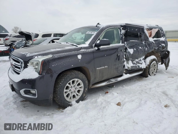 2017 GMC Yukon XL SLT with VIN 1GKS2GKC7HR193472, listed as a Copart auction lot 45118215 with 226,640 mi miles and Salvage Title. Bid and sale history available at carsss.com. Image 1.