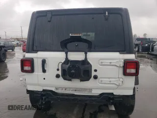 2022 Jeep Wrangler Unlimited Sport S with VIN 1C4HJXDN1NW150976, listed as a Copart auction lot 45183705 with 41,765 mi miles and Salvage Title. Bid and sale history available at carsss.com. Image 6.
