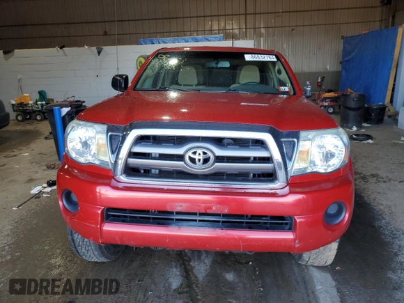2010 Toyota Tacoma with VIN 5TEUX4EN1AZ730011, listed as a Copart auction lot 86832784 with 93,766 mi miles and Salvage Title. Bid and sale history available at carsss.com. Image 5.