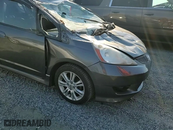 2011 Honda Fit Sport with VIN JHMGE8H59BC015921, listed as a Copart auction lot 49580215 with Not Provided miles and Salvage Title. Bid and sale history available at DreamBid. Image 11.