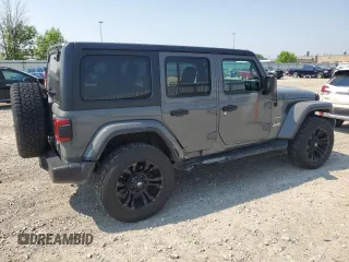 2018 Jeep Wrangler Unlimited Sahara with VIN 1C4HJXEG4JW241511, listed as a Copart auction lot 59003215 with 61,442 mi miles and Clean title. Bid and sale history available at DreamBid. Image 3.
