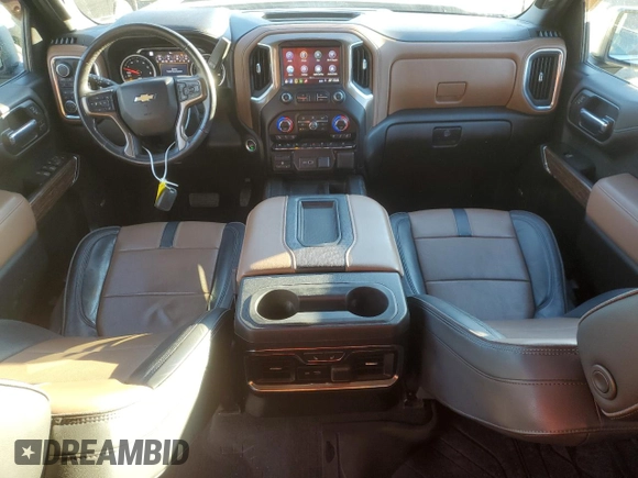 2019 Chevrolet Silverado 1500 High Country with VIN 1GCUYHEL6KZ363011, listed as a Copart auction lot 43434025 with 64,064 mi miles and Salvage Title. Bid and sale history available at carsss.com. Image 8.