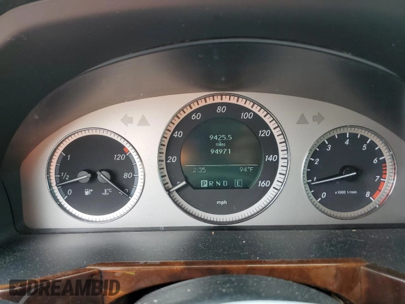 2011 Mercedes-Benz GLK 350 with VIN WDCGG5GB9BF639695, listed as a Copart auction lot 62616424 with 94,971 mi miles and Non Repairable. Bid and sale history available at DreamBid. Image 9.
