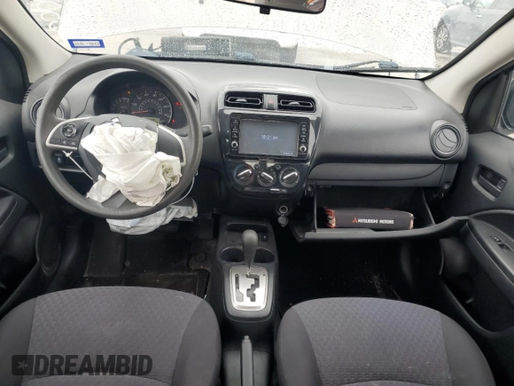 2018 Mitsubishi Mirage ES with VIN ML32A3HJ5JH004507, listed as a Copart auction lot 55047635 with 74,597 mi miles and Salvage title. Bid and sale history available at DreamBid. Image 8.