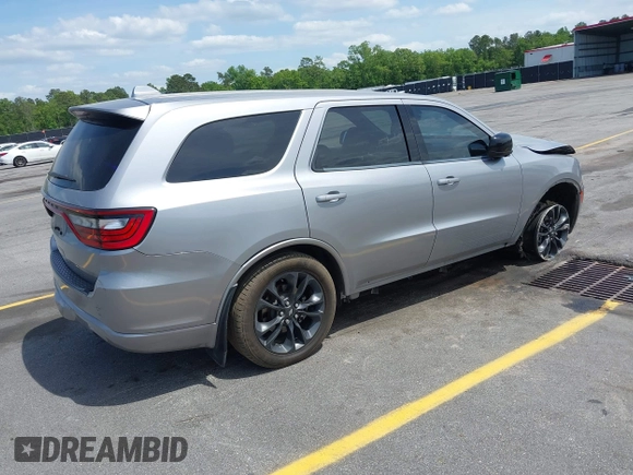 2021 Dodge Durango SXT with VIN 1C4RDHAG7MC825107, listed as a IAAI auction lot 42066202 with 141,367 mi miles and . Bid and sale history available at DreamBid. Image 4.