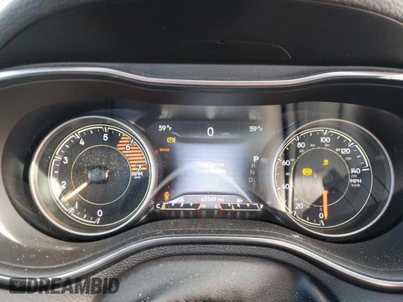 2020 Jeep Cherokee Trailhawk Elite with VIN 1C4PJMBN5LD549377, listed as a Copart auction lot 72636844 with 62,549 mi miles and Salvage title. Bid and sale history available at DreamBid. Image 9.
