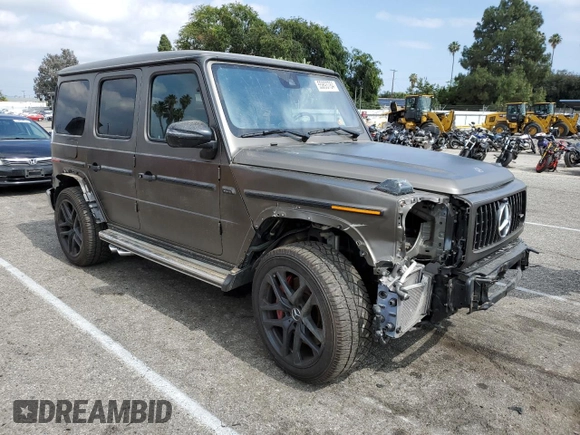 2021 Mercedes-Benz G 63 AMG with VIN W1NYC7HJ8MX392764, listed as a Copart auction lot 55893784 with 33,008 mi miles and . Bid and sale history available at DreamBid. Image 4.
