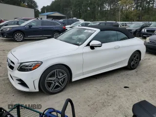 2019 Mercedes-Benz C 300 z VIN WDDWK8EB4KF837823, wystawiony jako Copart lot #50617944 z przebiegiem 55 625 mil mil oraz Szkoda całkowita • Salvage title. Historia ofert i sprzedaży dostępna na DreamBid. Obrazek 1.