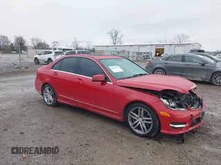 2014 Mercedes-Benz C-Class C 300 Sport with VIN WDDGF8AB7ER305175, listed as a IAAI auction lot 40905359 with 97,772 mi miles. Bid and sale history available at carsss.com. Image 1.
