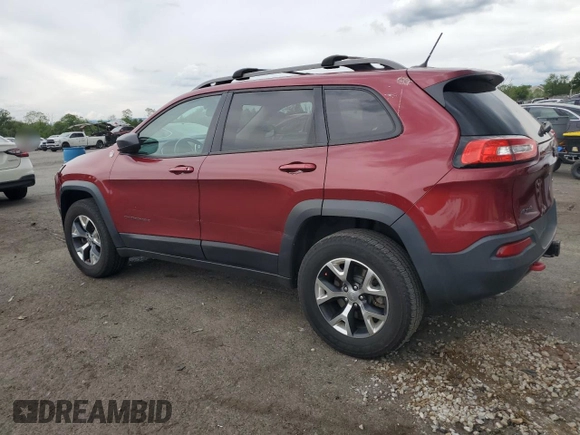 2014 Jeep Cherokee Trailhawk с VIN 1C4PJMBB6EW130595, выставлен на аукционе Copart как лот 58470065 с пробегом 131 303 миль миль и Списание • Salvage title. История ставок и продаж доступна на DreamBid. Изображение 2.