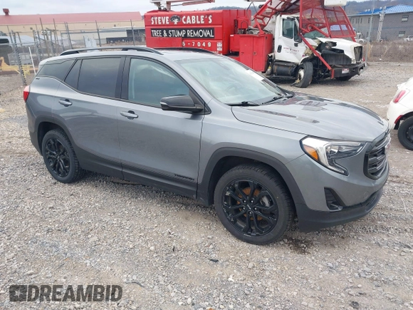 2021 GMC Terrain SLT with VIN 3GKALVEV6ML353238, listed as a IAAI auction lot 41539486 with 84,661 mi miles and . Bid and sale history available at DreamBid. Image 1.