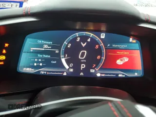 2021 Chevrolet Corvette 3LT with VIN 1G1YC2D40M5116528, listed as a Copart auction lot 43281055 with 31,853 mi miles and Salvage Title. Bid and sale history available at carsss.com. Image 9.