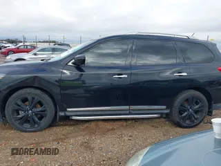 2017 Nissan Pathfinder SL with VIN 5N1DR2MM7HC667864, listed as a IAAI auction lot 41219528 with 127,240 mi miles. Bid and sale history available at carsss.com. Image 14.