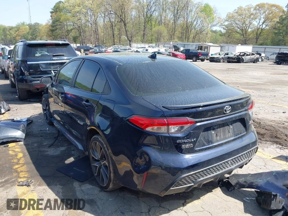 2020 Toyota Corolla SE with VIN 5YFS4RCE4LP007021, listed as a IAAI auction lot 41924714 with 173,237 mi miles and . Bid and sale history available at DreamBid. Image 3.