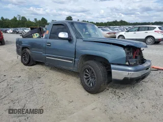 2006 Chevrolet Silverado 1500 LS with VIN 1GCEC14T46E243734, listed as a Copart auction lot 70034064 with 0 mi miles and Salvage Title. Bid and sale history available at carsss.com. Image 4.