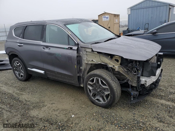 2021 Hyundai Santa Fe Hybrid SEL Premium with VIN KM8S3DA17MU009478, listed as a Copart auction lot 85286484 with NaN miles and Salvage Title. Bid and sale history available at carsss.com. Image 4.