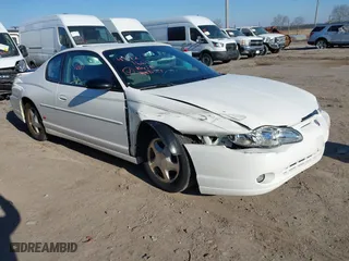 2004 Chevrolet Monte Carlo SS with VIN 2G1WX12K349121362, listed as a IAAI auction lot 41721661 with 80,371 mi miles. Bid and sale history available at carsss.com. Image 1.