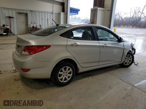 2014 Hyundai Accent GLS with VIN KMHCT4AE1EU675132, listed as a Copart auction lot 52580865 with 109,052 mi miles and Non Repairable. Bid and sale history available at carsss.com. Image 3.