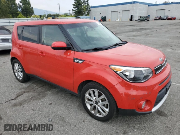 2017 Kia Soul + with VIN KNDJP3A52H7463014, listed as a Copart auction lot 53128195 with 105,514 mi miles and Salvage Title. Bid and sale history available at carsss.com. Image 4.