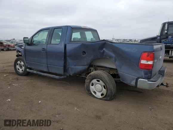 2006 Ford F-150 STX with VIN 1FTRX14W76NB40887, listed as a Copart auction lot 45031305 with 0 mi miles and Salvage Title. Bid and sale history available at carsss.com. Image 2.