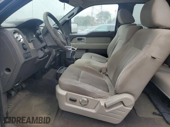 2010 Ford F-150 XL with VIN 1FTEX1C82AFA13498, listed as a Copart auction lot 59487255 with 125,410 mi miles and Salvage title. Bid and sale history available at DreamBid. Image 7.