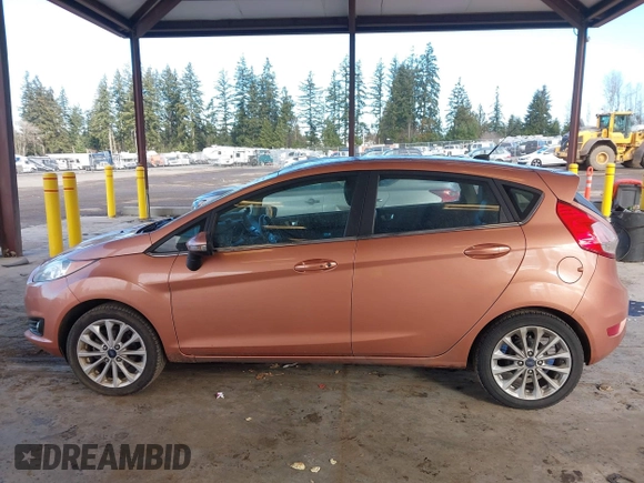 2017 Ford Fiesta Titanium with VIN 3FADP4FJ6HM139455, listed as a IAAI auction lot 41533050 with 104,788 mi miles and . Bid and sale history available at DreamBid. Image 14.
