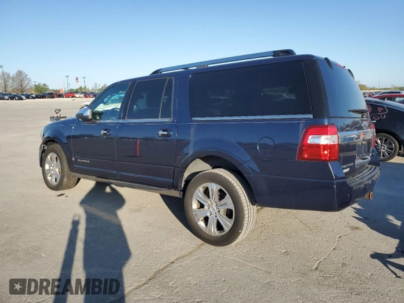 2015 Ford Expedition Max Platinum with VIN 1FMJK1MT5FEF43151, listed as a Copart auction lot 53131875 with 177,190 mi miles and Salvage title. Bid and sale history available at DreamBid. Image 2.