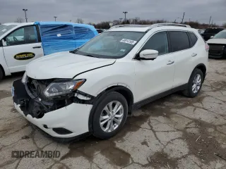 2016 Nissan Rogue SL with VIN 5N1AT2MV7GC798451, listed as a Copart auction lot 49814165 with 115,203 mi miles and Salvage Title. Bid and sale history available at DreamBid. Image 1.