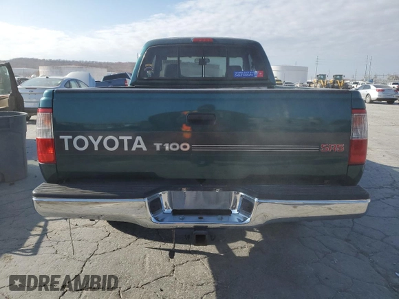 1997 Toyota T100 SR5 with VIN JT4UN24D8V0047084, listed as a Copart auction lot 82485654 with 181,596 mi miles and Salvage Title. Bid and sale history available at DreamBid. Image 6.