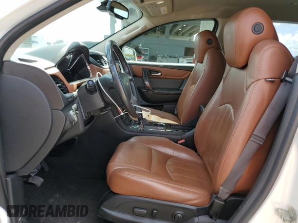 2015 Chevrolet Traverse LTZ with VIN 1GNKVJKDXFJ212107, listed as a Copart auction lot 55721935 with 129,333 mi miles and Clean Title. Bid and sale history available at DreamBid. Image 7.