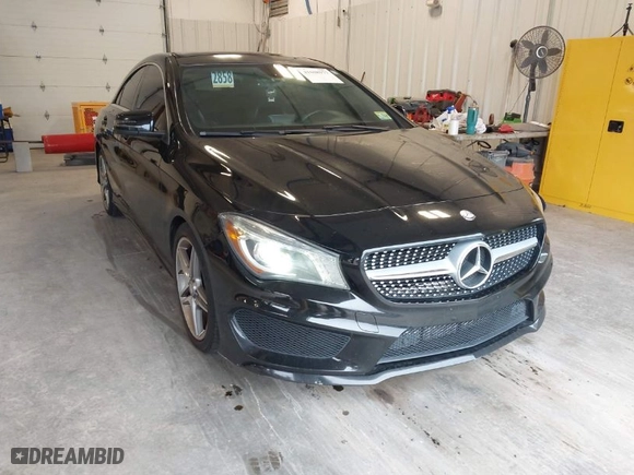 2014 Mercedes-Benz CLA-Class CLA 250 with VIN WDDSJ4GB6EN151560, listed as a IAAI auction lot 41608977 with 109,887 mi miles. Bid and sale history available at carsss.com. Image 1.