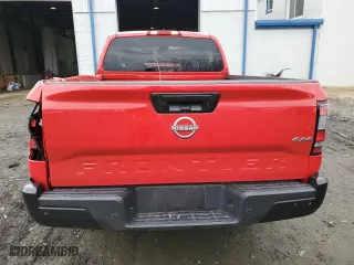 2022 Nissan Frontier S with VIN 1N6ED1CM5NN624981, listed as a Copart auction lot 44170554 with 36,249 mi miles and Salvage Title. Bid and sale history available at carsss.com. Image 6.