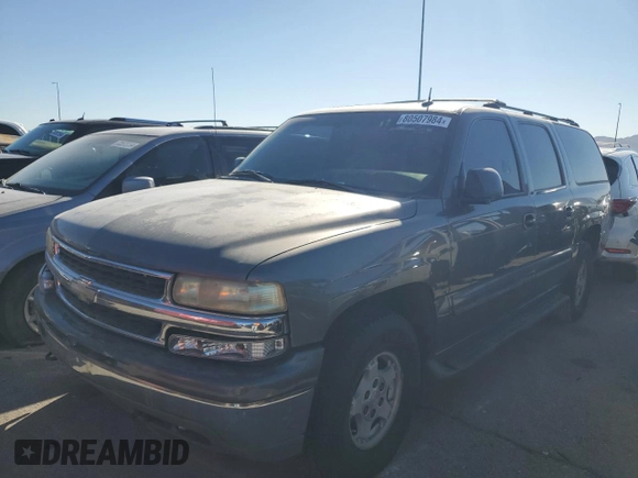 2002 Chevrolet Suburban LS with VIN 3GNEC16T42G306502, listed as a Copart auction lot 80507984 with 277,514 mi miles and Salvage Title. Bid and sale history available at carsss.com. Image 1.